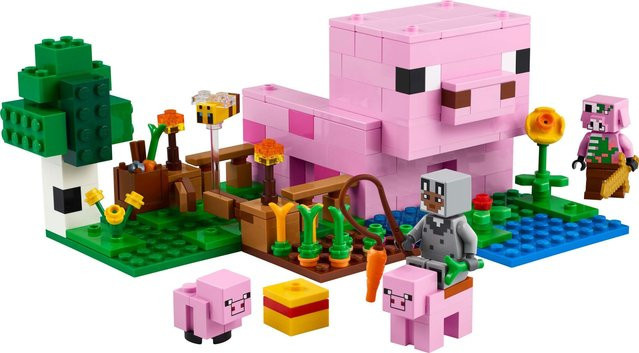 Lego Minecraft Das Babyschwein-Haus Konstruktionsspielzeug - Bild 5