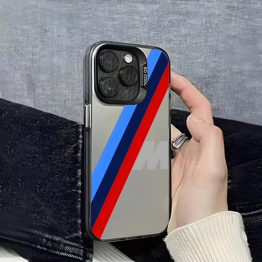 Sturzsichere Handyhülle in Luxus-Auto-Optik für iPhone 17 16 15 14 13 12 11 Pro Max von Potdemiel in Multicolour - Bild 2
