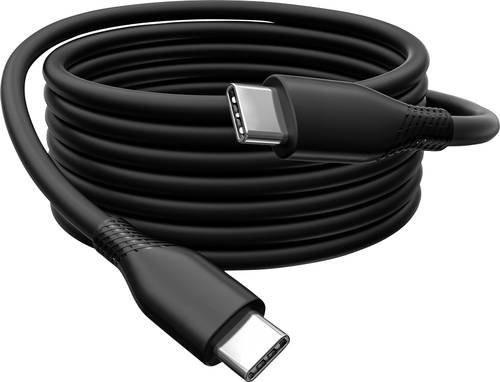 Digitus USB-C auf USB-C Silikon-Anschlusskabel USB 2.0 Schwarz - Bild 1