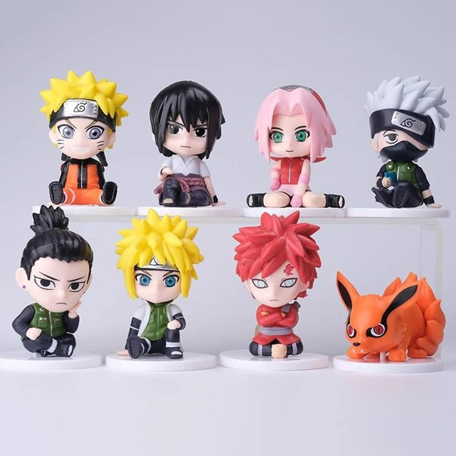 Fashnics Naruto Actionfigur Naruto Kakashi Sasuke Itachi ab 3-6 Jahren - Bild 1