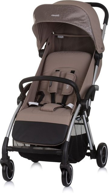 Chipolino Kinderwagen Illusion braun mit Federung und klappbarem Gestell - Bild 1