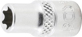 BGS Steckschlüssel-Einsatz E-Profil 6408 mit 1/4 Zoll Antrieb in Silber - Bild 1