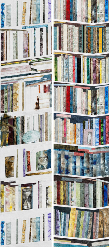 Isidore Leroy Tapete Bibliothèques Original Panel A in Mehrfarbig - Bild 2