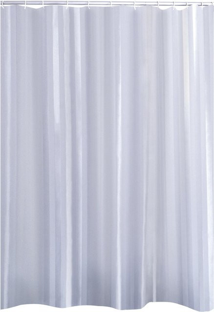 Duschvorhang Ridder aus Textil in Satin-Optik, Weiß, B: 180 cm, H: 200 cm - Bild 1