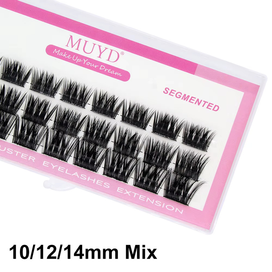 Künstliche Wimpern, 3D Fluffy Natural Segmented, Unisex - Bild 2