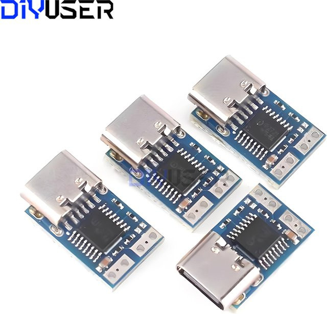 DIYUSER Typ-C PD Decoy Kabel Blau Schnelllademodul QC4 QC3.0 PD3.0 zu DC Trigger für Laptop und Notebook Netzteil - Bild 1