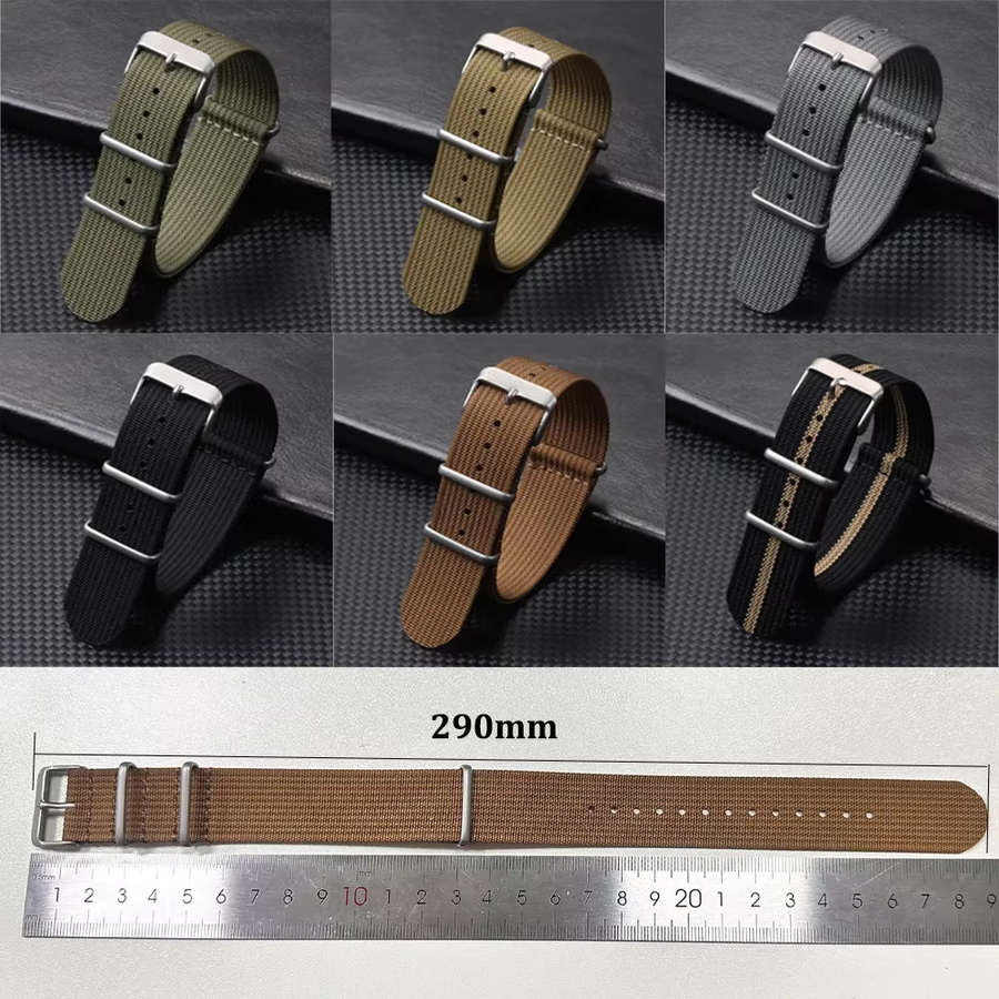 Nylonarmband, gerippt, Unisex - Bild 2