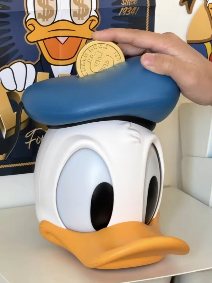 Disney Donald Duck Series Rich Duck Figurenlampe in Multicolour als Tischleuchte für Wohnzimmer und Schreibtisch - Bild 7