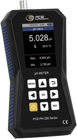 PCE Instruments Hochpräzises pH-Messgerät PCE-PH 228HHD in Schwarz mit hoher Genauigkeit und Redox-Messung - Bild 1