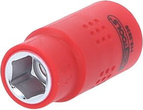 KS Tools Isolierte Stecknuss 3/8 Zoll 11mm Rot aus Chrom-Vanadium - Bild 2