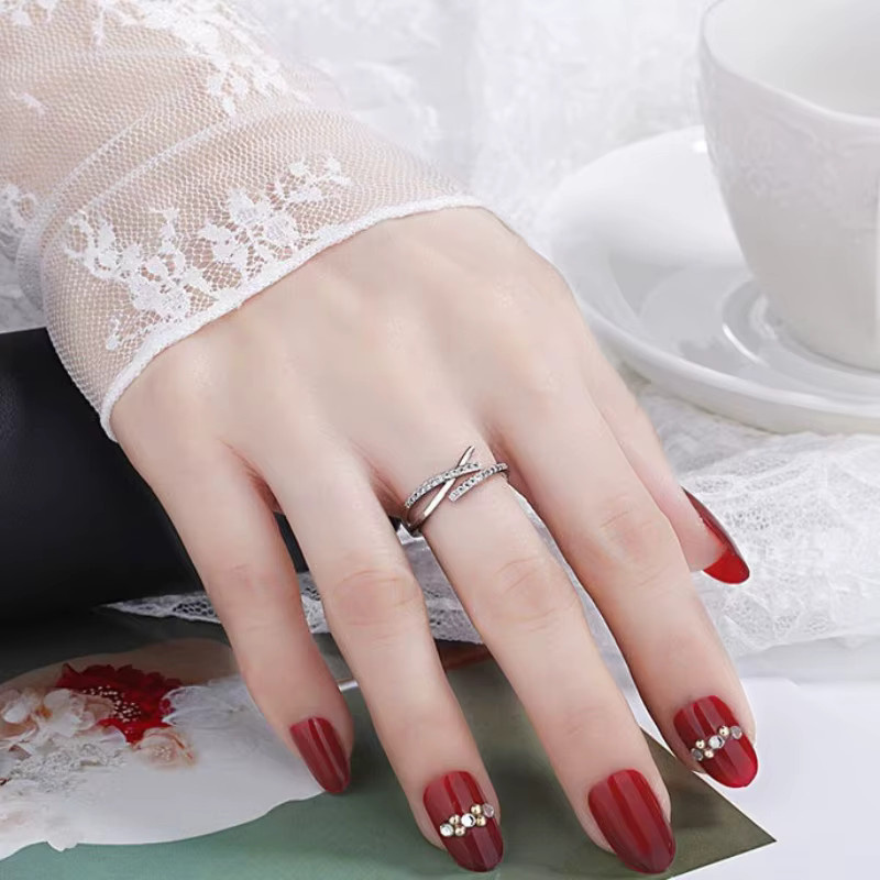 BJXMOSO Ring 925 Silber, Zirkonia, Damen - Bild 2