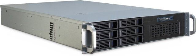 Inter-Tech IPC 2U-2406 Gehäuse in Silber mit USB-A Anschluss - Bild 1