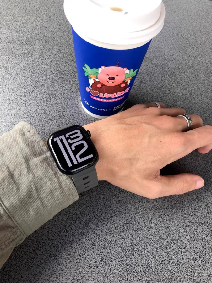 Ocean-Armband für Apple Watch, Schwarz, Unisex - Bild 2
