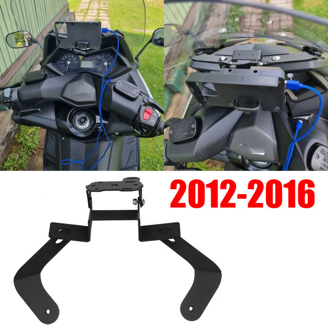 Otilli Handyhalterung für Yamaha TMAX 530 (2012-2016) in Schwarz für Navigation und GPS - Bild 1
