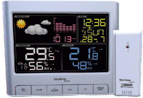 Technoline Wetterstation WS 6449 in Weiß - Bild 1