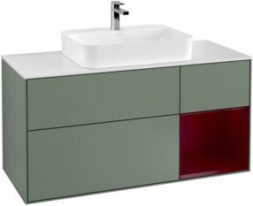 V&B Waschtischunterschrank Finion in Weiß lackiert, Breite: 120 cm, Tiefe: 50,1 cm, Höhe: 50,1 cm - Bild 1