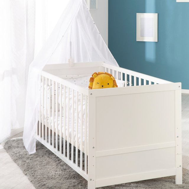 Roba Kinderbettset Sternenzauber in Grau und Weiß, B/T: 140 x 70 cm - Bild 1