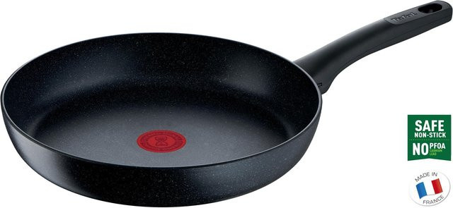 Tefal Black Stone Pfanne mit Keramikbeschichtung, Schwarz/Steingrau, Durchmesser: 28 cm - Bild 1