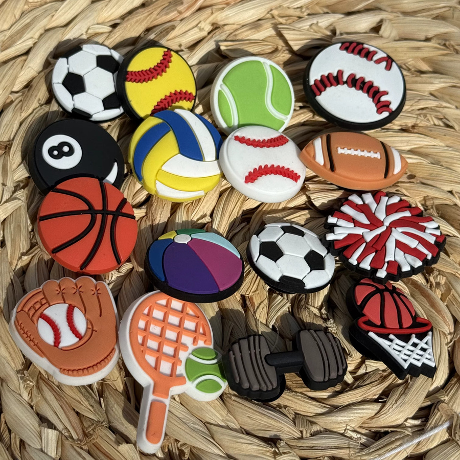 Happye&TiTi Charms, Fußball Basketball Tennis, Kinder, PVC - Bild 4