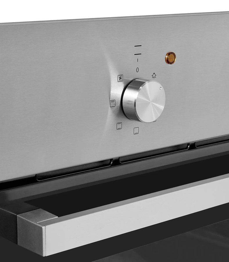 Exquisit EBE 555-2 U Einbaubackofen in Silber mit Ober-/Unterhitze, Heißluft und Grill - Bild 3