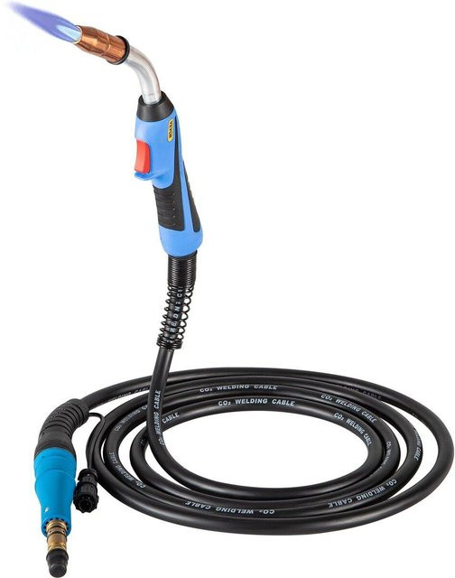 Vevor MIG Schweißpistole 250 Ampere, 15 Fuß, passend für Miller M-25 Schweißbrenner, Farbe: Blau - Bild 1