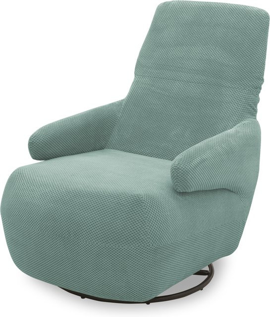 DOMO Sessel Saintes mit Drehfunktion und verstellbarer Rückenlehne in Mint Green - Bild 1