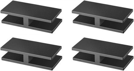 VEVOR Glasklemme aus Edelstahl 304 für gehärtetes Glas, 4 Stück rechteckige Glasgeländerhalterung für Glasstärken von 0,8 cm bis 1,2 cm, poliert - Bild 1