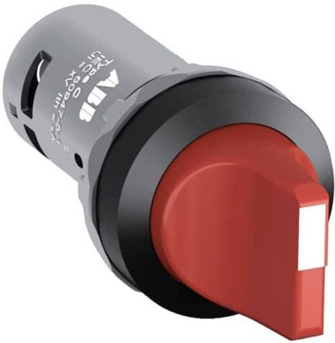 ABB Wahlschalter C2SS2-10R-10 mit 2 Schaltpositionen in Rot IP67/IP69K - Bild 1