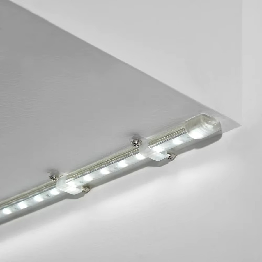 10 Stück YSRSAI LED Streifen Befestigungs Clips aus Kunststoff für 10-18mm Breite, transparente LED Stecker Verschluss Schnalle für 5050 2835 RGB LED Streifen - Bild 2
