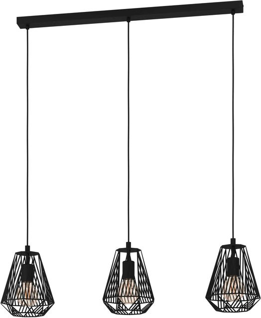 Eglo Hängeleuchte Stype Schwarz modern E27 aus Metall - Bild 1
