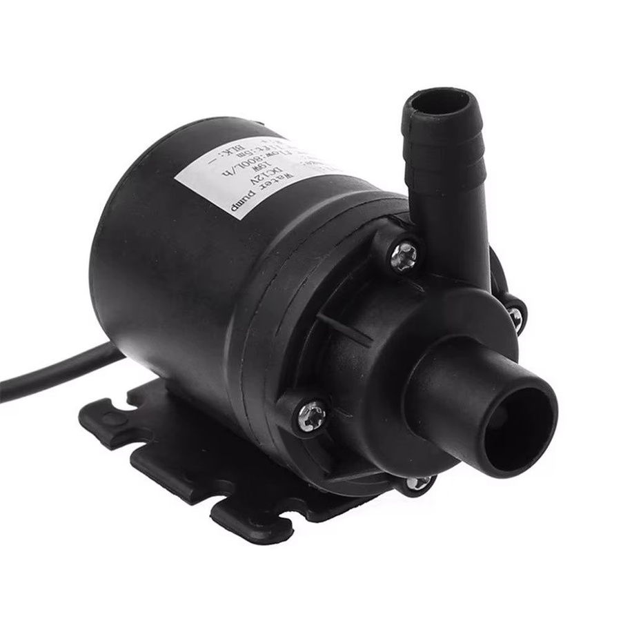 LEENKEA Bürstlose 12V DC Tauchpumpe 20W in Schwarz mit 800L/H Durchfluss und 5m Förderhöhe für Aquarium, Brunnen, Hydroponik und Wasserkühlungssysteme - Bild 4