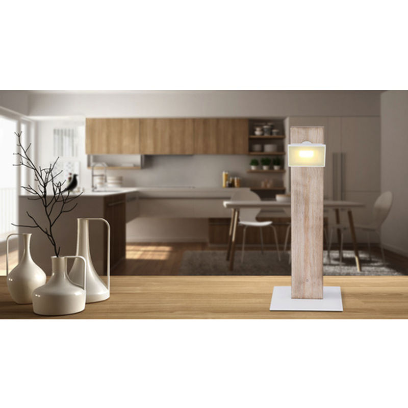 Globo Lighting Tischleuchte JOYA in Weiss mit LED, Höhe: 45 cm - Bild 3