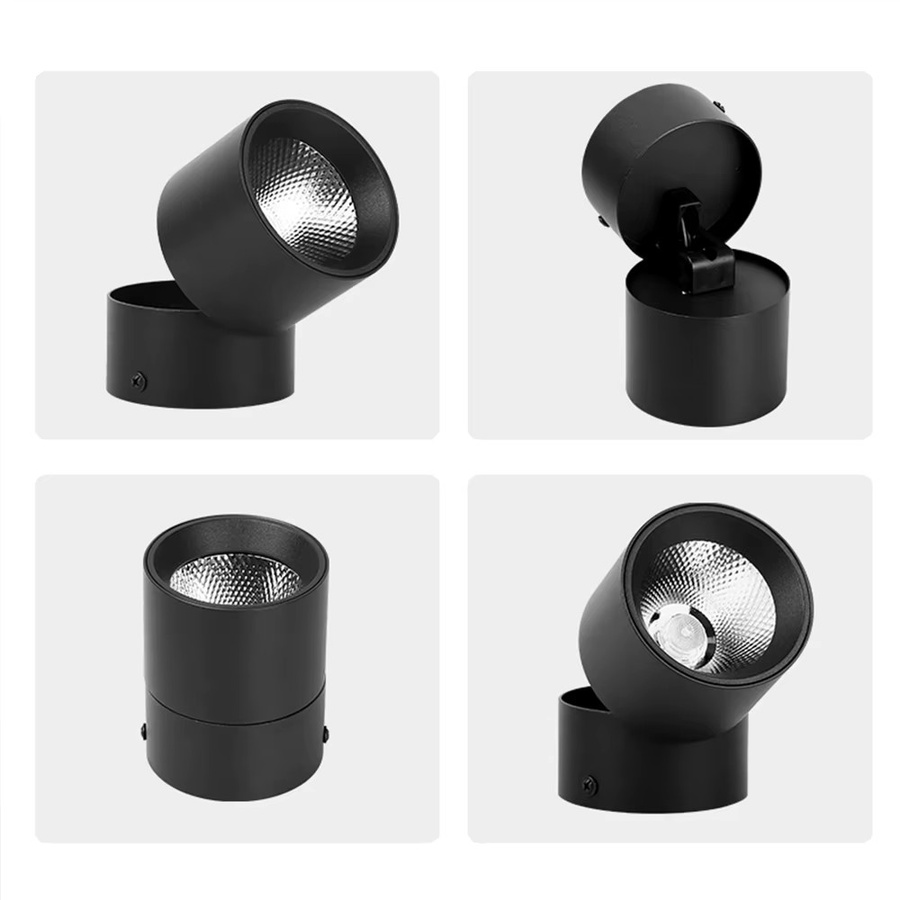 CHENBEN LED Deckenleuchte mit RGB Farbwechsel, moderne klappbare Spotlight-Deckenlampe für Wohnzimmer, Küche und Schlafzimmer - Bild 4