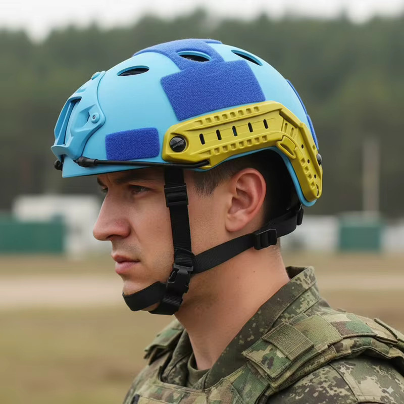Taktischer FAST PJ Rettungshelm in Rot oder Blau mit verstellbarem Kopfumfang für Training und Notfälle - Bild 1
