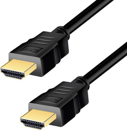 LogiLink HDMI AV Anschlusskabel Schwarz, Länge: 3 m - Bild 1