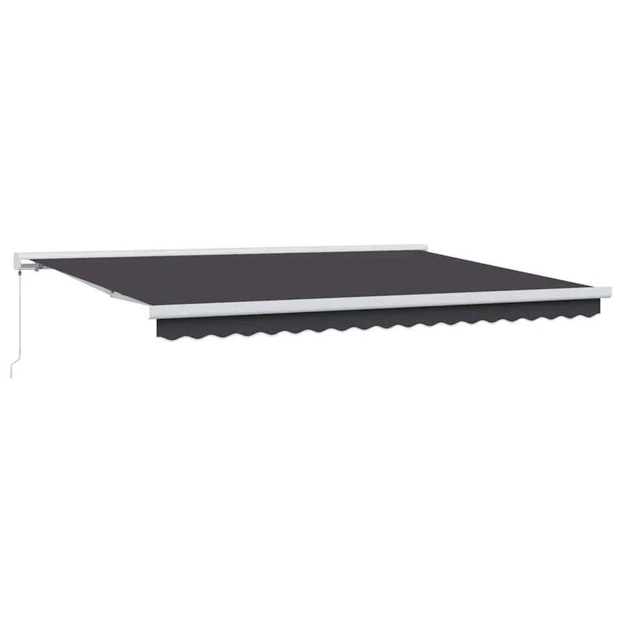 vidaXL Einziehbare Markise Anthrazit B: 450 cm, T: 300 cm aus Polyester und Metall - Bild 2