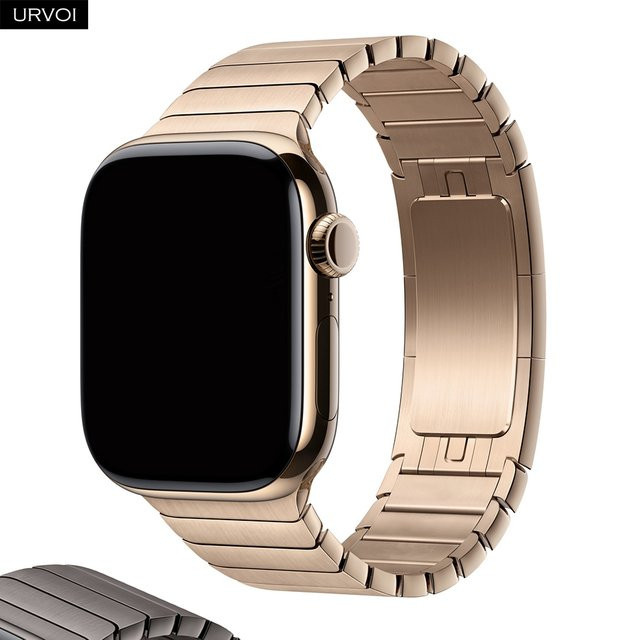 URVOI Uhrenarmband Edelstahl, Silber, Unisex - Bild 1