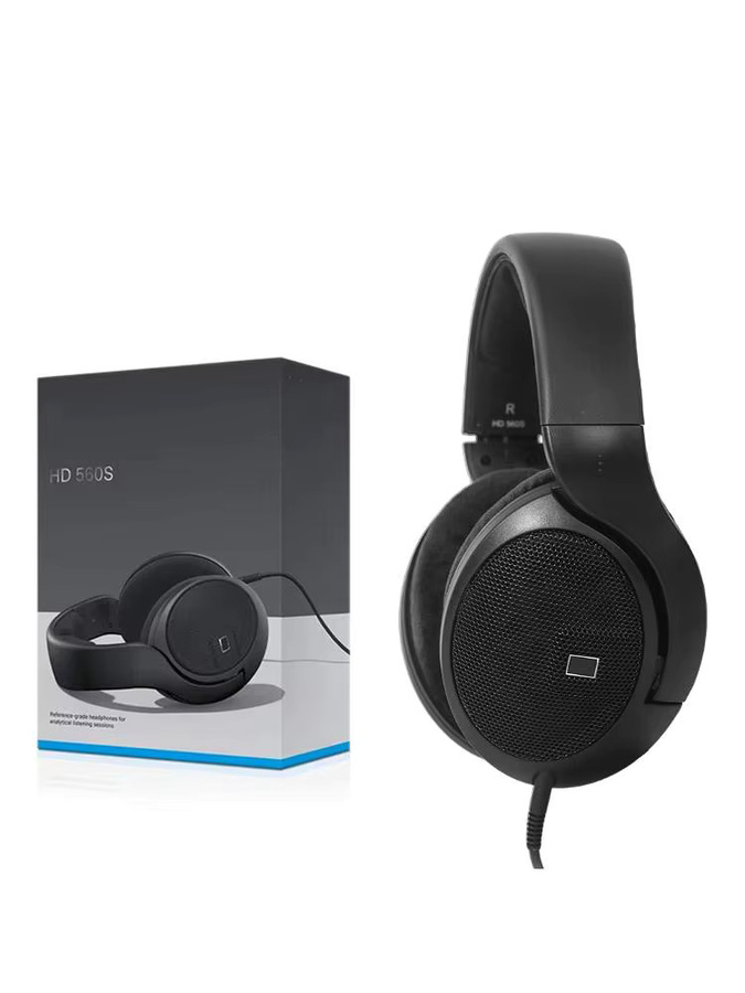 Sennheiser HD 560S Open-Back Over-Ear Studio-Monitor-Kopfhörer in Schwarz mit 3,5 mm Klinkenanschluss - Bild 7