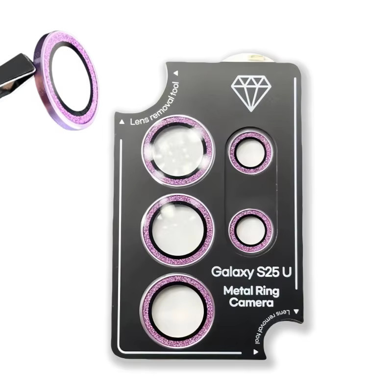 Diamant-Objektivschutz für Samsung Galaxy S25 Ultra S25 Plus S24 Plus Kameraobjektivring mit glänzendem Objektivdeckel in Multicolour - Bild 5