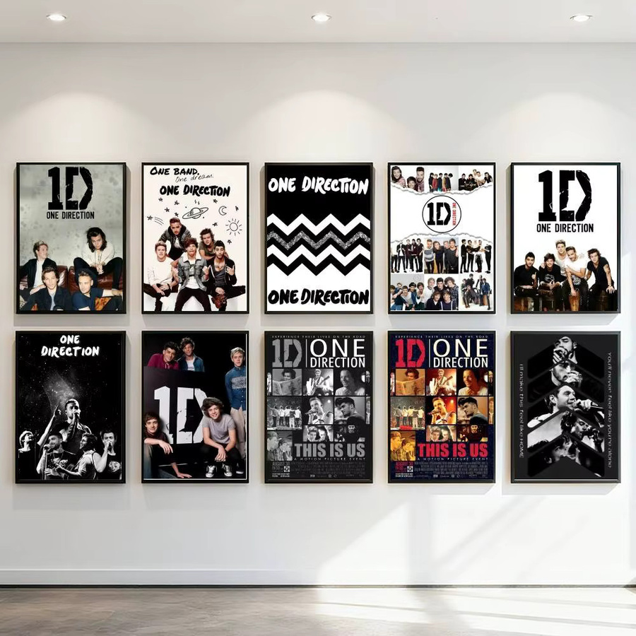 Kayou O-One D-Direction Band Poster Kunstdruck im Anime-Stil, Mehrfarbig - Bild 2