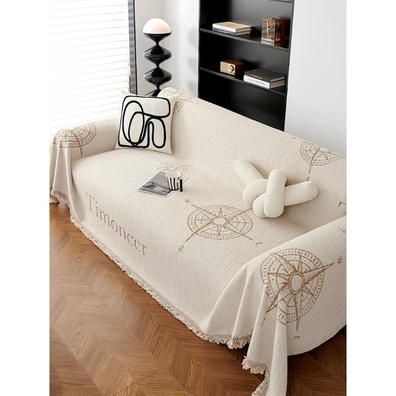 Super Six Sofa-Schutzbezug im nordischen Stil, rutschfester Universalbezug aus Polyester, B/B: 180 x 130 cm - Bild 2
