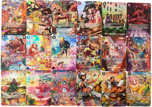 Bandai One Piece Sammelkarten, 18-teiliges Set, Englisch - Bild 1
