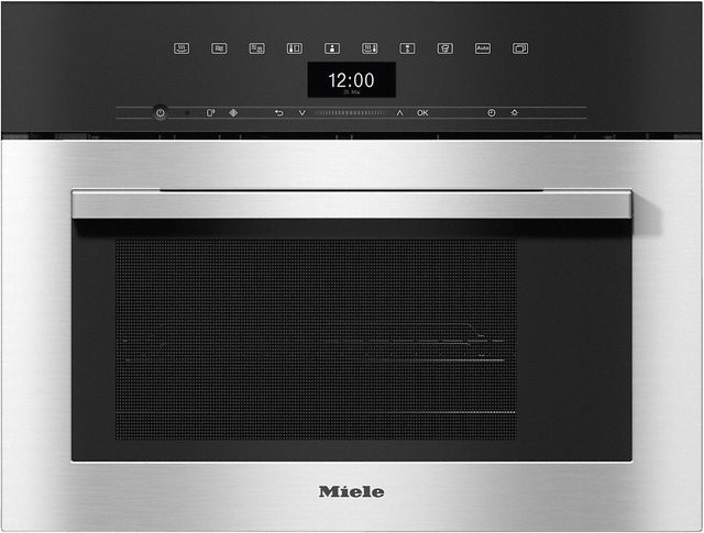 Miele DGM 7340 Einbau-Dampfgarer mit Mikrowelle in Edelstahl/Cleansteel - Bild 1