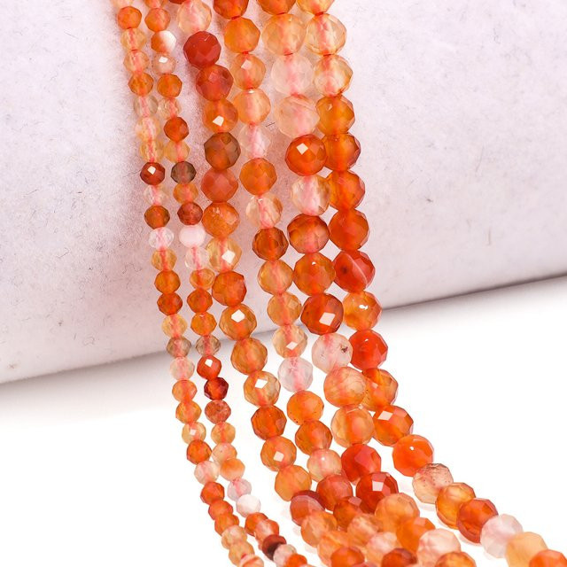xilitata Edelsteinperlen Sardonyx-Achat, bunt, Unisex, 15'' - Bild 1