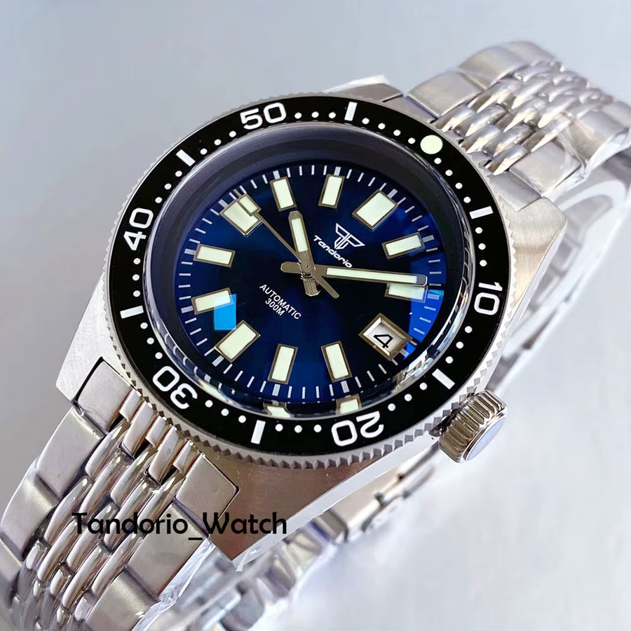 Tandorio Armbanduhr, Automatik, Edelstahl, 41 mm, Herren, 30 ATM - Bild 2