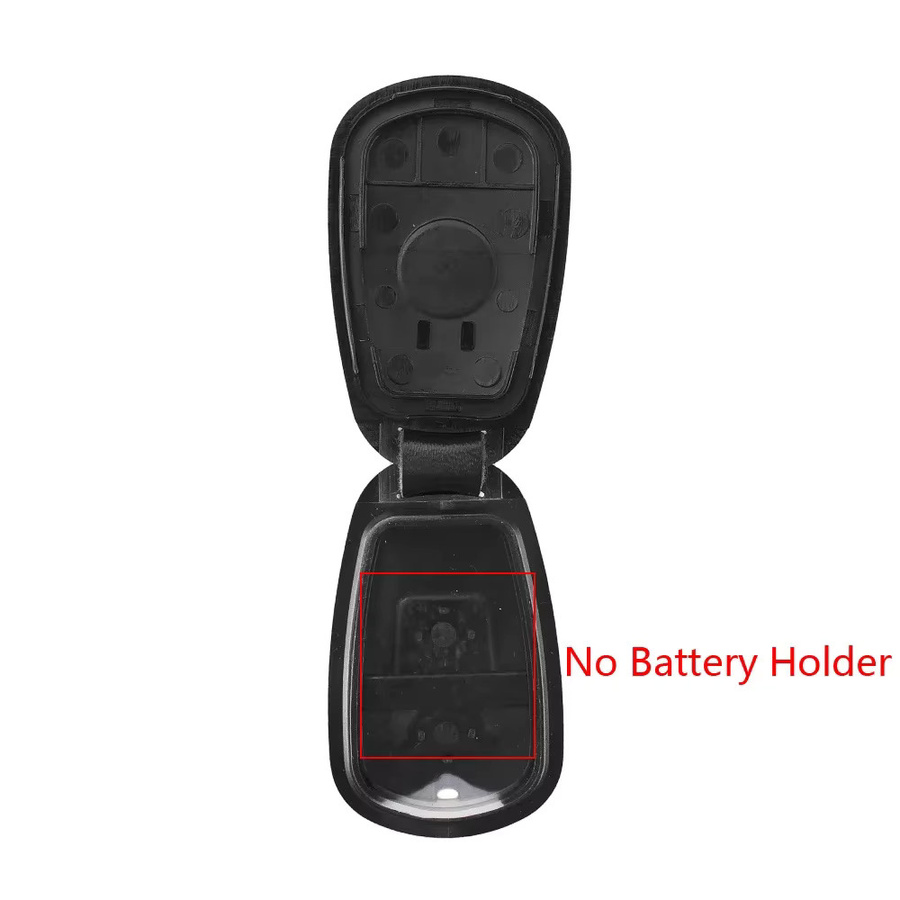 Keyyou Ersatz Gehäuse für Hyundai Elantra und Matrix, 2 Tasten Keyless Entry Remote Key Shell, Schwarz, ohne Batterie - Bild 2
