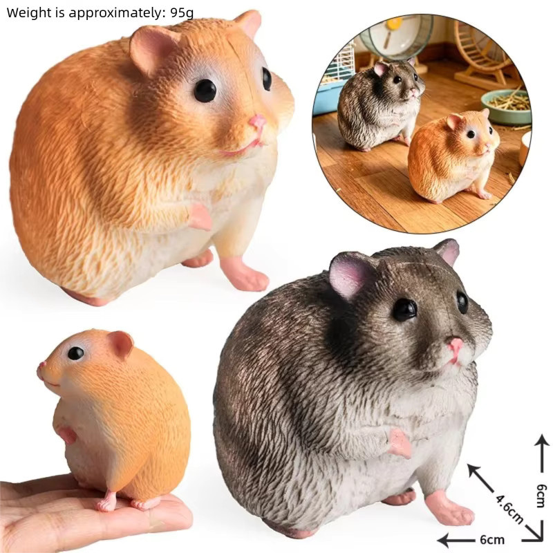 Oenux Hamster-Tierfigur, Fennec-Fuchs-Kreatur, Einzelfigur - Bild 3