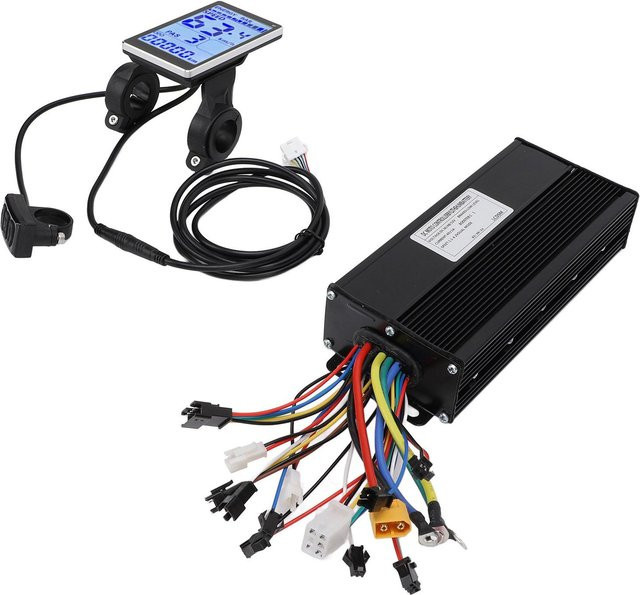 Igeteck Fahrradmotor-Controller-Kit mit M5 LCD-Display und 3-Modus Sinuswelle in Schwarz - Bild 1