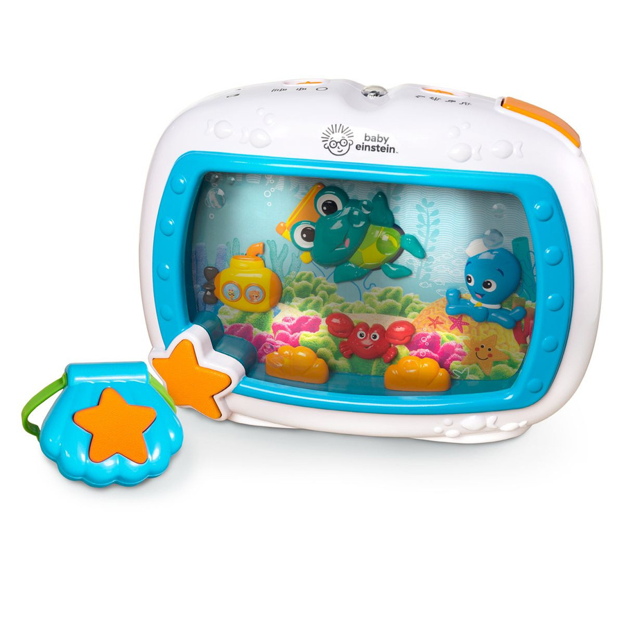 Baby Einstein Nacht- und Schlummerlicht Sea Dreams mit Lichtern und Melodien inklusive Fernbedienung in Blau - Bild 1