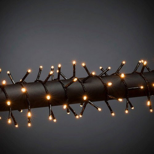 Konstsmide Micro LED Büschellichterkette Cluster mit 400 LEDs in Bernstein und Schwarz - Bild 3
